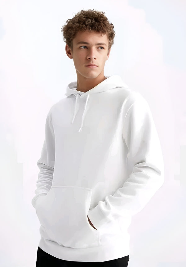 Classic Solid Hoodie - Cotton Winter Essential