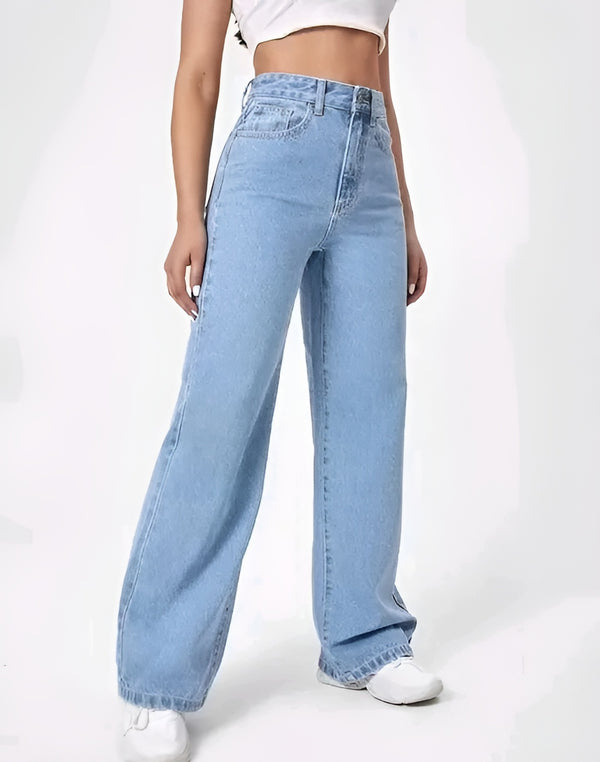 Ice Blue Wide Leg Jeans - Confidence Level: Unstoppable ✨