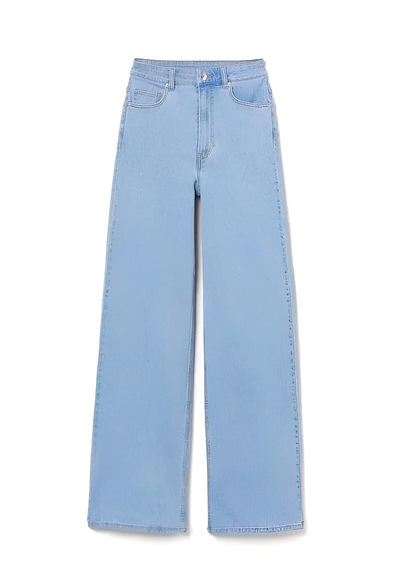 Ice Blue Wide Leg Jeans - Confidence Level: Unstoppable ✨