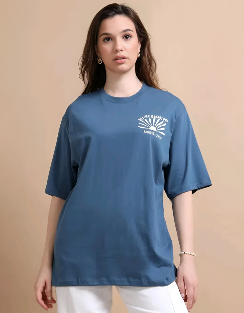 Oversized Graphic Tee - Effortlessly Cool Energy 🔥