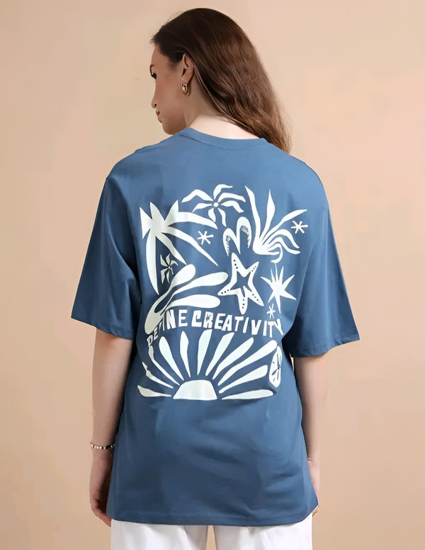 Oversized Graphic Tee - Effortlessly Cool Energy 🔥