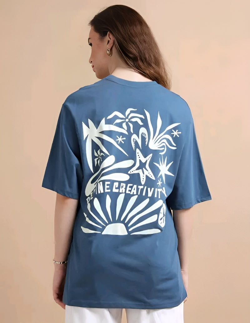 Oversized Graphic Tee - Effortlessly Cool Energy 🔥