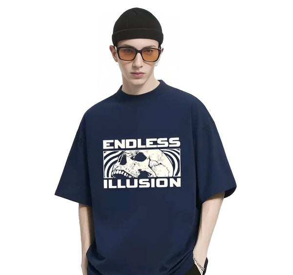 Endless Illusion Blue Tee - Sigma Aesthetic Energy 💙