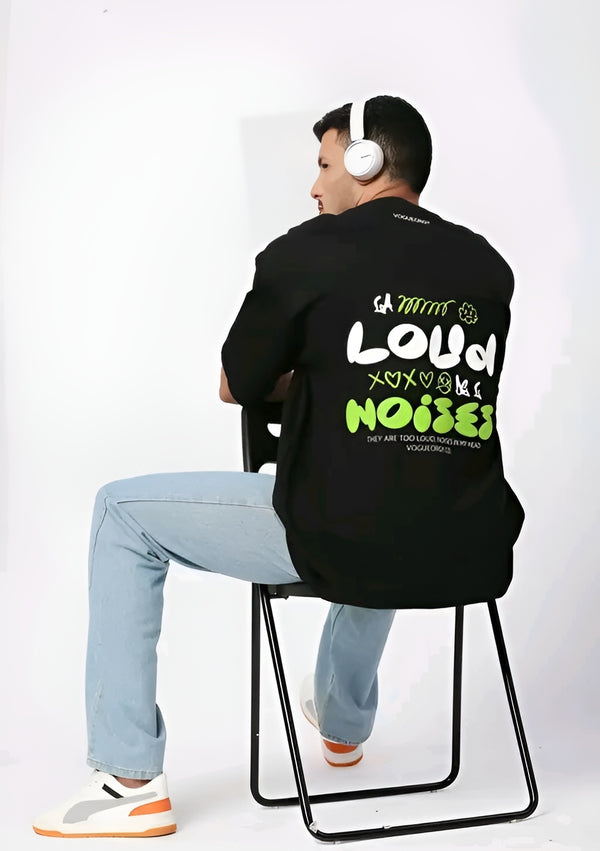 Loud Noises Puff Print Tee - Bold Statement Energy ⚡