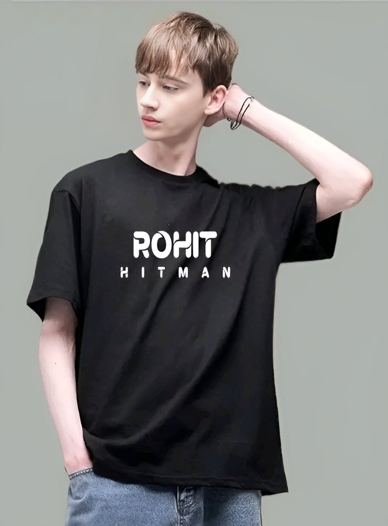 Rohit 45 Oversized Tee - Elite Cricket Energy 🏏