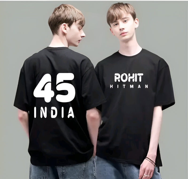 Rohit 45 Oversized Tee - Elite Cricket Energy 🏏