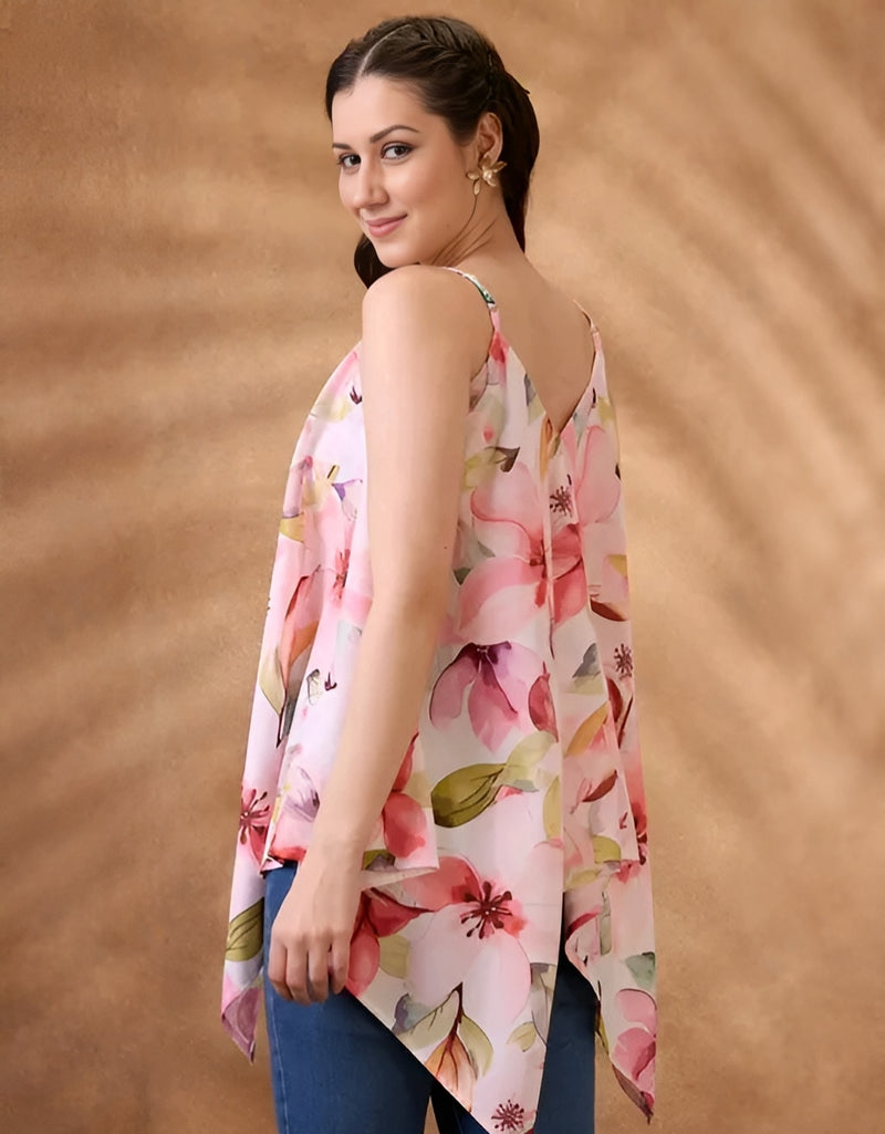 Floral Fusion Tunic - Contemporary Feminine Power 🌸