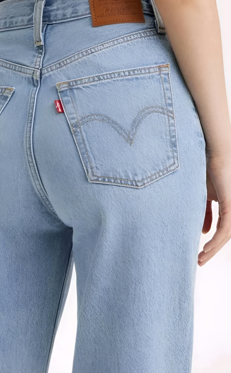 Trendy Wide Leg Jeans - Effortless It-Girl Status 💙