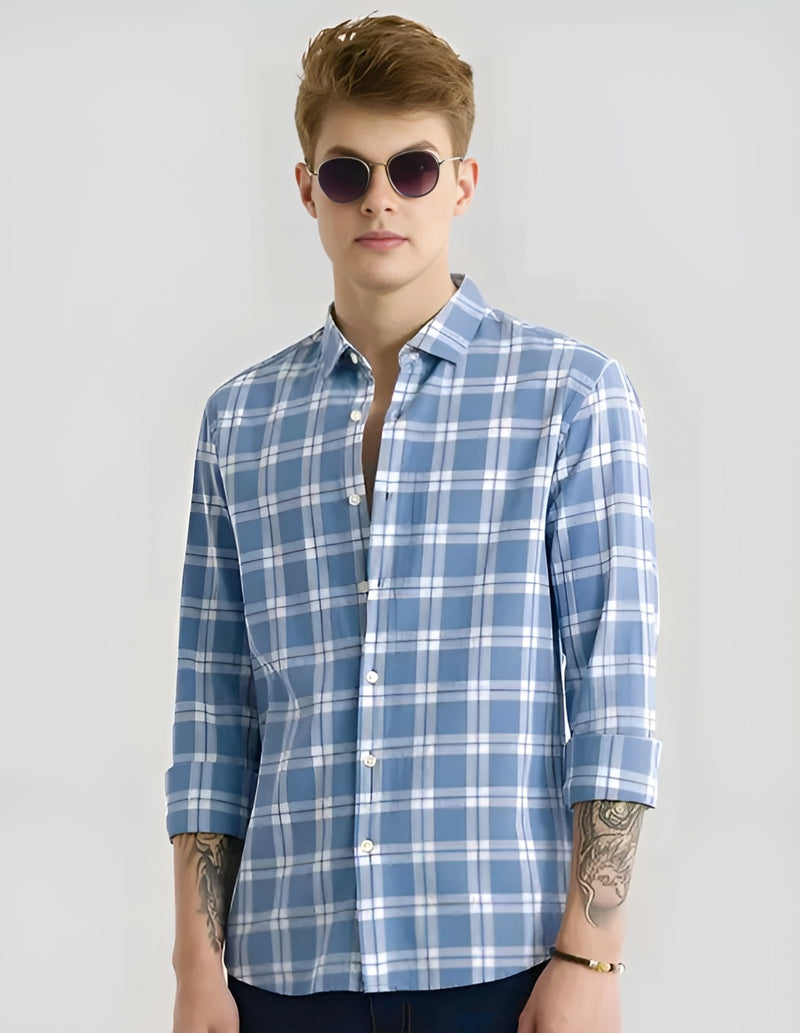 Checked Cotton Shirt - Classic With Edge 🔥