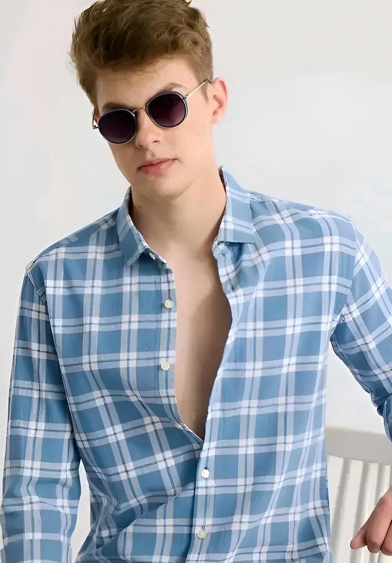 Checked Cotton Shirt - Classic With Edge 🔥