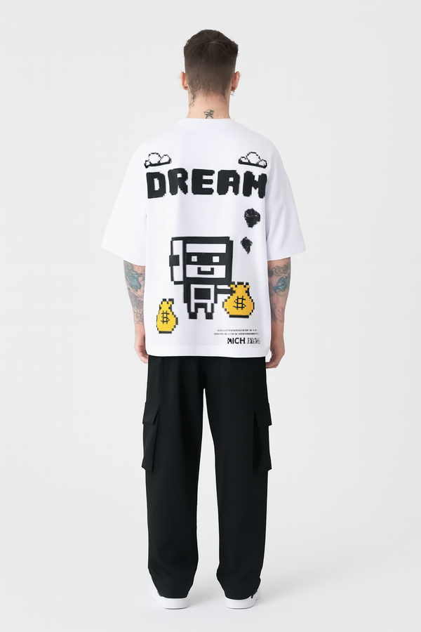 Streetwear Szn Oversized Tee - Printed Cotton