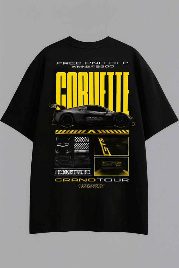 Cosmic Black Oversized Tee - Streetwear